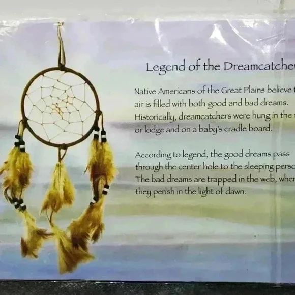 NIP Wind Chime Legend of the Dreamcatcher Dream Catcher w/ Chimes & Feathers - B - Picture 10 of 10